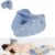 Orthopädisches Kissen für Bein, Seitenschläfer, Kniekissen, Beinkissen, Kniekissen, Seitenschläferkissen aus Memory-Schaum, Hüfte, Rücken, Knieschmerzen, Schwangerschaft (blau)