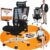 VALKENSTOL M8 Ergonomischer Bürostuhl, Testsieger für große Menschen, Schreibtischstuhl mit breitem Sitz, Bürostuhl mit Lordosenstütze, verstellbare Rückenlehne für gesundes Sitzen, Chefsessel, 150 kg