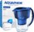 AQUAPHOR Amethyst – 2,8 Liter Wasserfilterkrug mit Schiebedeckel und 1 x Maxfor+ Filterkartusche – Kobaltblau