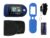 CMS-50D Fingerpulsoximeter zur Messung von Puls und Sauerstoffsättigung Blutsauerstoff (blau)