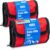 GoLab Mini Erste-Hilfe-Set mit 46 Teilen – Kompaktes Notfallset für Zuhause, Outdoor, Reisen, Camping & Sport – Erste-Hilfe-Ratgeber nach DGUV, geordnet in 3 Fächern 195 g, DIN-konforme Reiseapotheke