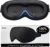 Gritin Schlafmaske für Damen und Herren, atmungsaktive 3D-Schlafmaske für Seitenschläfer, 100 % Lichtblockierung, komfortables und ergonomisches Design mit Memory-Schaum-Augenmaske für Reisen