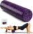60 cm Faszienrolle Schaumstoffrolle – Fitnessrolle für Hinterbeine Po – Rückenrolle für Pilates und Yoga – Gymnastikrolle 60 cm – Schaumstoffrolle – Schwarz/Lila