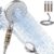 SR SUN RISE Duschkopf mit Filter, Duschkopf mit Schlauch und Filterkartuschen, 9-Funktionen-Handbrause mit 4 Duschfiltern, Hochdruck-Handbrause für hartes Wasser, Restchlor, Schwermetalle, Bakterien