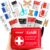 Mini-Erste-Hilfe-Set, 80-teilig, Reiseapotheke für Outdoor-Reisen, Wandern, Fahrrad, Camping, Zuhause, Kinder, Urlaub, Erste-Hilfe-Tasche, klein