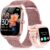 CASCHO Damen Smartwatch mit Telefonfunktion, 1,85 Zoll Smartwatch, 120+ Sportmodi, Fitnessuhr mit Herzfrequenz/SpO2/Schrittzähler, Schlafüberwachung, IP68 wasserdichter Fitness-Tracker für iOS Android