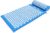 GORILLA SPORTS® Akupressurmatte mit ergonomischem Kissen und Tragetasche, 68 x 42 x 2,5 cm, waschbar, Baumwolle, Farbe wählbar, Massagematte, Nagelmatte, Akupunkturmatte