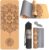 Yogamatte aus Kork – rutschfeste Yogamatte, einzigartiges Design, TPE-Gymnastikmatte aus Naturkautschuk, Trainingsmatte mit Tragetasche und Gurt, für Zuhause, Pilates, Aerobic, Fitnessstudio und Workout