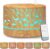 Hianjoo Aroma-Diffusor 700 ml, Luftbefeuchter mit Timer, Ultraschall-Aromatherapie-Diffusor LED mit 7 Farben für Büro, Yoga, Spa, Schlafzimmer – helles Holz