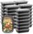 50 Stück (32 oz) Meal-Prep-Behälter, Lunch-Bento-Boxen mit Deckel, tragbare Lunch-Lebensmittel-Aufbewahrungsbehälter, Küche, Lebensmittel zum Mitnehmen, Camping, Picknick-Box, Mikrowelle