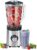 Standmixer 800 Watt, 6-fach Metallmesser, 1,5 Liter, 5 Stufen, Glas, Edelstahl, Pulse-Funktion, Universal-Powermixer, Protein-Shaker, Handmixer, Eis-Crusher, Zerkleinerer, Smoothie-Maker, Standmixer