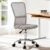 Mingone Bürostuhl, ergonomischer Netz-Schreibtischstuhl, höhenverstellbarer Drehstuhl, 360° drehbarer Computerstuhl mit Lordosenstütze, maximale Belastung 150 kg, Grau