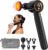Massagepistole mit Wärmefunktion und Rotlichttherapie, Napre-Massagepistole mit Verlängerungsgriff und 3 verstellbaren Winkeln, Muskel-Percussion-Massagegerät zur Rücken-/Nackenentspannung