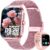 KALINCO Smartwatch Herren Damen Blutdruckuhr mit Bluetooth-Telefonie, AI Fitness Tracker mit Herzfrequenz SpO2 Stress, 100+ Sportmodi, Fitnessuhr, Weltuhr, Schlafanalyse, Geschenkideen für iOS Android