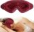 WLLHYF Schlafmaske, Augenmaske für Damen und Herren, Seide, weich, atmungsaktiv, 3D-konturierte Augenmaske zum Schlafen, Reisen, Nickerchen, blockiert Licht zum Schlafen, Augenmaske (Kastanienbraun)