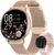 Runde Smartwatch für Damen, 1,39 Zoll, HD-Fitnessuhr mit Telefonfunktion, 120+ Sportmodi, Herzfrequenz-Schlafmonitor, SpO2-Uhr, IP68 wasserdichter Schrittzähler, Wecker, Fitness-Tracker für iOS