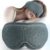 MUSICOZY Schlafmaske mit Kopfhörern | 100 % Shade 3D-Schlafkopfhörer-Schlafmaske, Bluetooth, weiche Augenmaske aus Bio-Bambus-Baumwolle für Reisen, Entspannen | Bluetooth 5.4 Schlafkopfhörer