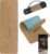 ALPIDEX Kork-Yogamatte, 183 x 61 x 0,6 cm, Fitness-Pilates-Matte, ungiftig, rutschfest, Tragetasche, Hilfslinien, natürliche Kork-Yogamatte