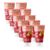 Handcreme Pfirsich & Orange 10 x 75 ml | Vegane, schnell einziehende Feuchtigkeitscreme | Bietet ein Hygieneprodukt | Handlotion
