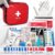 HONYAO® Erste-Hilfe-Set, Mini-Reiseapotheke, Erste-Hilfe-Set, Notfalltasche gefüllt, Notfallset für Outdoor, Zuhause, Auto, Arbeitsplatz, Fahrrad, Camping, Wandern, Motorrad, Sport, Wandern, Notfall