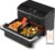 COSORI Heißluftfritteuse 2 Kammern, Dual Blaze TwinFry 10L Airfryer, mit 4 Heizrohren und flexiblen Kammern, gleichmäßige Wärmeverteilung, Temperatur bis zu 240 °C, Schwarz, TF102S