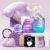 Geburtstagsgeschenk für Frauen, 12 oz personalisierter Trinkbecher für Mama/Freundin/Oma/Tochter, Entspannungs-Wellness-Geschenke für Frauen, 18 21 30 40 50 60 Frauengeschenk, Lila