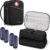 MEDMAX Insulin-Kühltasche mit 4 Kühlakkus, Medikamententasche, Tragetasche, großes Fassungsvermögen, Notfalltasche für Insulin-Pens, Glukosemessgerät, Blutzucker-Teststreifen