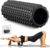 Faszienrolle mit Noppen – Faszienrolle 30 cm lang für die Rückenwirbelsäule – Yoga Massage Rückenrolle – Faszienrolle – Schwarz