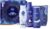Nivea Care Moments Geschenkset, Geschenk für Frauen, Geschenkbox mit Duschgel (250 ml), Shampoo (250 ml), Körperlotion (400 ml), Labello Lippenpflege (4,8 g) und Kulturbeutel