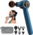 Napre Massagepistole, Massagepistole mit Verlängerungsgriff und 3 verstellbaren Winkeln, Muskel-Percussion-Massagegerät für Rücken/Nacken/Schulter-Entspannung, Handmassagegerät, Blau