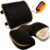 Keilkissen mit Rückenkissen, 2er-Set – orthopädisches Sitzkissen und Lendenkissen aus Memory-Schaum – ergonomischer Sitzkeil für Büro, Auto, Gaming-Stuhl und Heimbüro