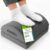 Feela. Schreibtisch-Fußstütze (Vergleichssieger) – Premium-Schaumstoffkern, höhenverstellbarer Fußhocker (rutschfest), ergonomische Fußstütze für Schreibtisch, Home-Office-Zubehör, Fußhocker (Dunkelgrau)