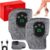2er-Pack 3-in-1-Fußmassagegerät, Fußmassagegerät, Fußmassagegerät, tragbares kabelloses Fußmassagegerät, 3 Modi und 5 Wärmestufen für Knöchel, Ferse, Sohle, Fußgewölbeunterstützung, ideales Geschenk für Eltern