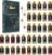 MAYJAM Set mit ätherischen Ölen 35 x 5 ml, ätherische Öle für Diffusor, Aromatherapie-Duftöl-Geschenkset, natürliches reines ätherisches Öl Lavendel, Eukalyptus, Vanille, Rose, Teebaum
