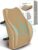 Travel Ease Ergonomisches Memory Foam Rückenkissen, Lendenkissen für Bürostuhl, Schreibtischstuhl, mit antistatischem, hautfreundlichem Bezug und für eine bequeme Sitzhaltung (Khaki)