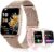 SLOKSFil Damen-Smartwatch mit Telefonfunktion, 3 Armbänder, 1,83 Zoll HD-Fitness-Tracker mit 24-Stunden-Herzfrequenzüberwachung, SpO2-Schlafüberwachung, 120+ Sportmodi, IP68, Schrittzähler, Smartwatch für iOS