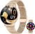 Smartwatch Damen, 1.32″ AMOLED Smart Watch Telefonfunktion, Herzfrequenz Schlafmonitor SpO2 Schrittzähler Uhr Damen, 120+Sportmodi Fitnessuhr, IP68 Wasserdicht Fitness Tracker für iOS Android Roségold