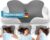 Glückstoff Ergonomisches Kissen (Nominiert für den Innovationspreis Ergonomie) Memory Foam Kissen Ergonomisches Nackenkissen Nackenrolle Seitenschläferkissen Grau