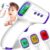 Retoo Fieberthermometer, Kontaktloses Infrarot-Stirnthermometer für Kinder, Babys, Erwachsene mit LCD-Display, digitalem Thermometer, Fieberalarm, Temperaturmesser °C/°F-Schalter, Weiß
