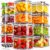 Set mit 28 Frischhaltedosen mit Deckel, XXL-Vorratsdosen-Set (14 Behälter & 14 Deckel), Meal-Prep-Boxen für die Küche, BPA-freies Tupperware-Set