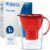 BRITA Marella Wasserfilterkanne rot (2,4 l) inkl. 1 x Maxtra Pro Pure Performance Kartusche – kühlschrankgeeignete Filterkanne mit Brita Memo, Klappdeckel, filtert Verunreinigungen