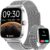 Smartwatch Herren Damen mit Telefonfunktion, 1,85 Zoll Fitnessuhr Smartwatch, 100+ Sportmodi, Fitnesstracker mit Herzfrequenz/SpO2/Schlafmonitor, Schrittzähler, IP68 wasserdichte Sportuhr für iOS Android