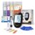 FORA 6 Connect | 4-in-1-Blutzucker-, Keton-, Cholesterin- und Harnsäuremessgerät | Für den Heimgebrauch | Bluetooth & App | Inklusive Teststreifen und Zubehör, schwarz