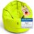 BuBiBag Sitzsack für Kinder 1-3 Jahre, dekoratives Sitzkissen fürs Kinderzimmer, Lieferung inklusive Füllung (70 cm Durchmesser, Limette)