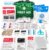 HONYAO Erste-Hilfe-Set, 180-teilig, Erste-Hilfe-Set für Zuhause, Kinder, Outdoor, Reisen, Camping, Wandern, Arbeitsplatz, Sport-Erste-Hilfe-Set, Grün