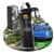 OutdoorFriends – Wasserfilter Outdoor Survival – Wasserfilterflasche – Wasserflasche mit Filter – Wasserreiniger Trinkwasser (EasyPress) 0,01 µm 2000 L Filterkapazität Entfernt 99,9 % Bakterien