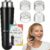 Ciieeo 4-in-1 elektrisches Gesichtsmassagegerät, Akupressur-Massagegerät, Mini-elektrische Akupressur zur Schmerzlinderung der Muskeln (schwarz)