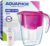 AQUAPHOR Smile Cyclamen Wasserfilter inkl. 1 A5 Filter mit Magnesium I Reduziert Kalk und Chlor I Karaffe für 2,9 LI Kompakter & leichter Wasserfilter I Tischwasserfilter I Passt in die Kühlschranktür
