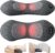 3-in-1-Rückenmassagegerät, Rückenmassage, elektrisches Lendenmassagegerät, elektrisches Lendenwirbel-Traktionsgerät, Rückenmassagegerät mit Traktion, Vibration und Wärme, intelligentes Massagegerät