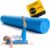 Pilates-Rolle für Stabilitäts- & Gleichgewichtsübungen – Übungshilfe für das Pilates-Training – Yoga-Rolle aus Hartschaum für Yoga, Pilates, Fitness, Gymnastik, Rehabilitation & Therapie